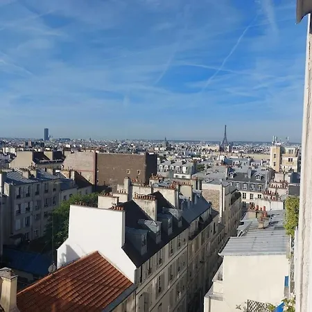 Flat With Tour Eiffel View And Montmartre דירה *