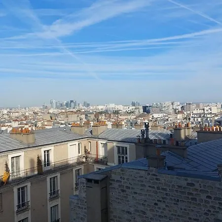 Flat With Tour Eiffel View And Montmartre פריז