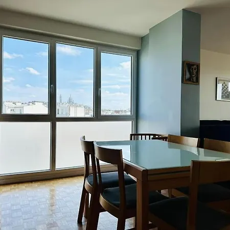 شقة Flat With Tour Eiffel View And Montmartre